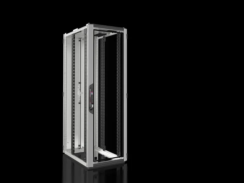 Rittal VX 5328.123 VX IT, 19" mounting angles, standard, front and rear, glazed door, WHD: 600 x 1800 x 800 mm, 38 U