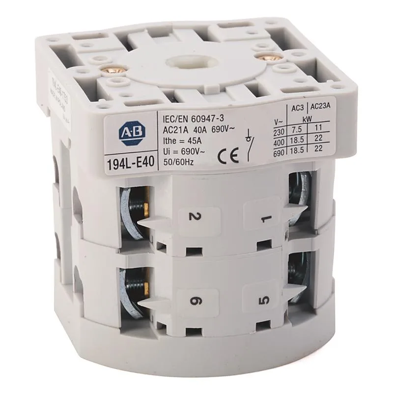 Allen Bradley 194L-E40-1752 40 A 194L Load Switch