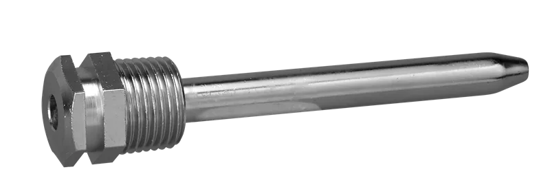 Alre THK-2-280 Immersion sleeve, 280mm, nickel-plated brass, inner x outer diameter 75x10mm