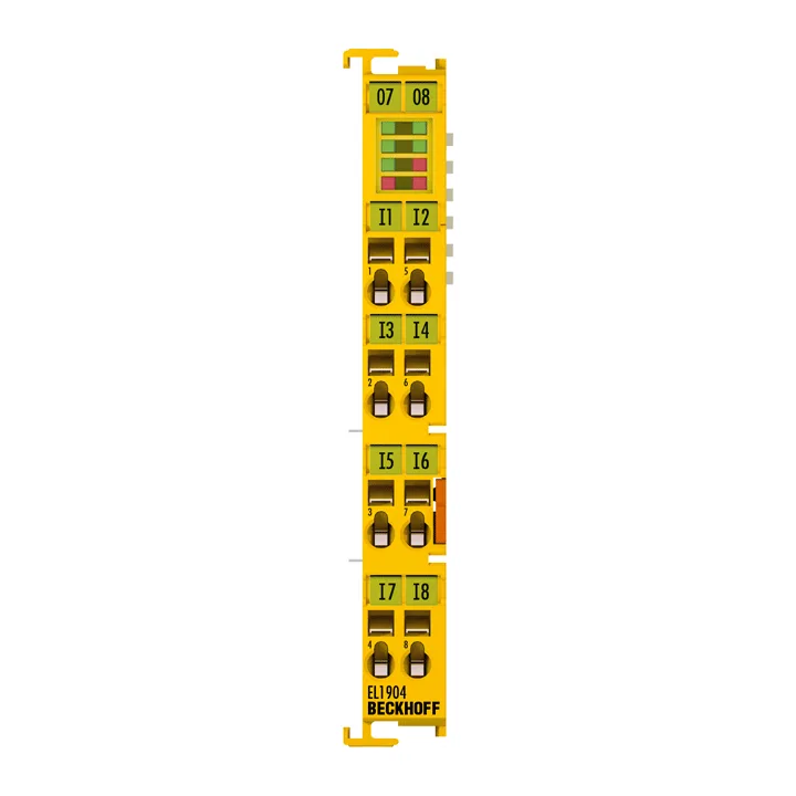 Beckhoff EL1904 EtherCAT Terminal, 4-channel digital input, 24 V DC, TwinSAFE