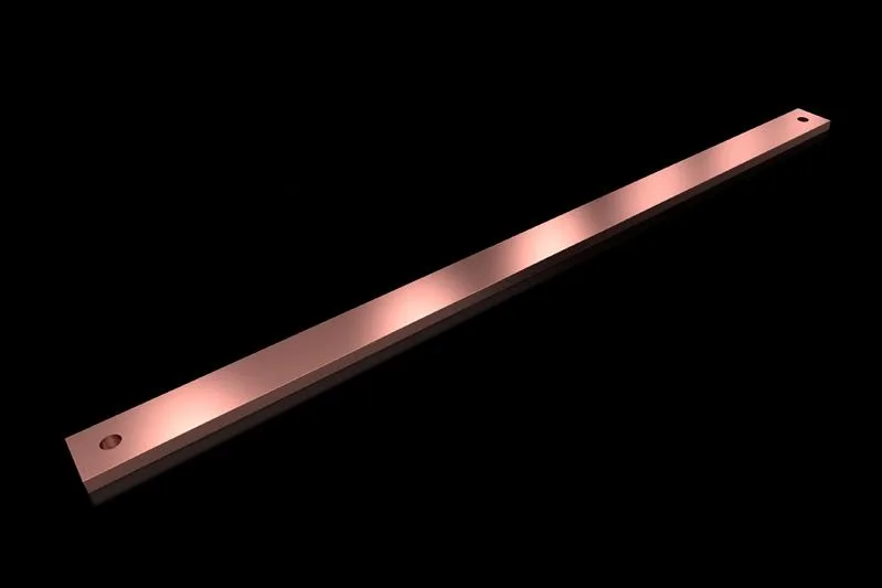 Rittal SV 9686.548 SV PE/PEN busbar E-Cu, WH: 40x10 mm, L: 700 mm