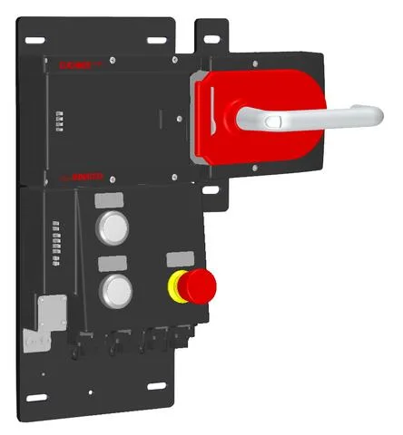 Euchner MGB-L1HB-PNA-R-121852 Locking set MGB-L1-PN (guard locking by spring force) with 3 control elements, push-pull plug