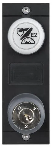 Euchner MSM-1-P-CA-LQU-E6-163610 Submodule MSM-1-P (white cover for indicators, slide-in label, key-operated rotary switch)