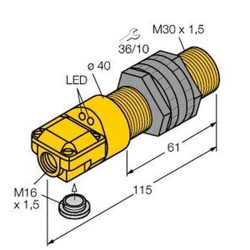 Turck BI10-P30SR-VP4X2