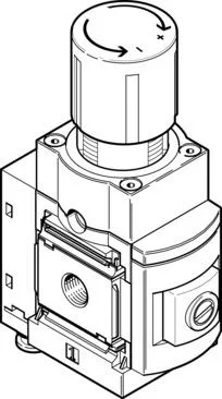 Festo MS6-LRPB-1/2-D4-A8 Hassas regülatör