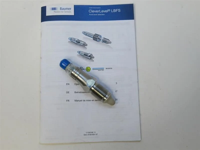 Baumer LBFS-0111.0 Seviye Sensörü