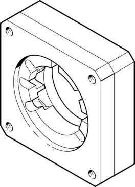 Festo EAMF-A-44A/B-60G Motor flanşı