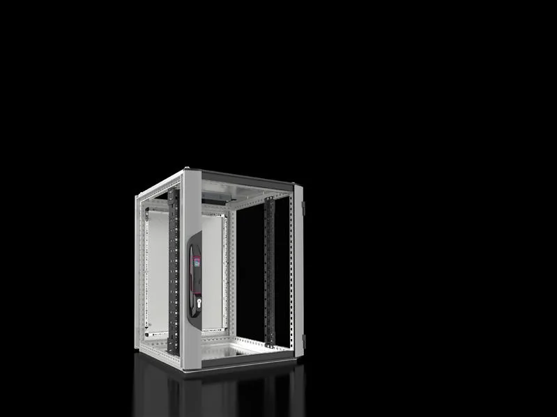 Rittal VX 5325.121 VX IT, 19" mounting angles, standard, front, glazed door, WHD: 600 x 800 x 600 mm, 15 U