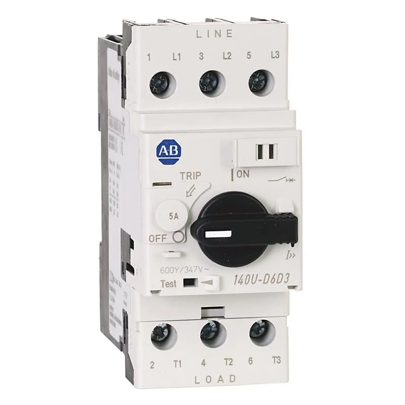 Allen Bradley 140U-D6D3-B50 Circuit Breaker 3-Pole 5 A UL 489