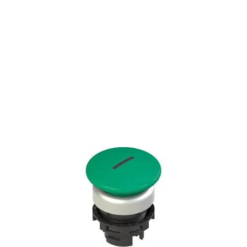 Pizzato E2 1PL2F449L2 Illuminated green mushroom pushbutton, with marking