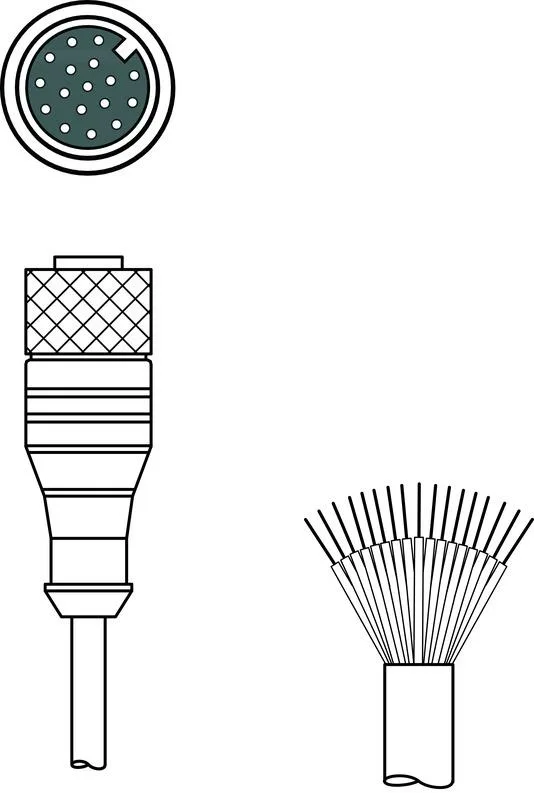 Leuze KD U-M12-HA-P1-030 Bağlantı kablosu