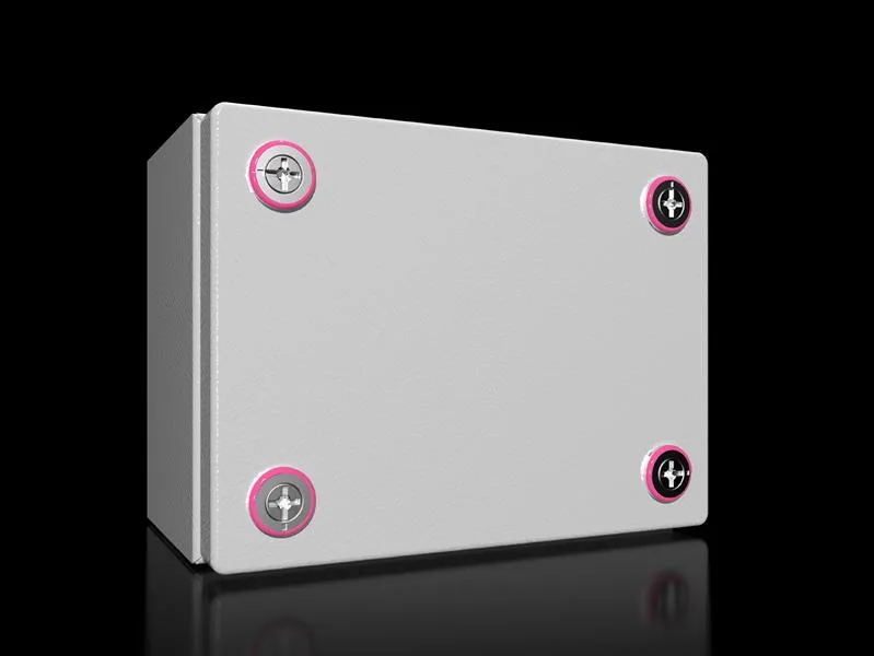 Rittal KX 1529.000 KX terminal kutusu, GYD: 200x150x120 mm, çelik sac, montaj plakasız, kapaklı, kablo giriş plakasız