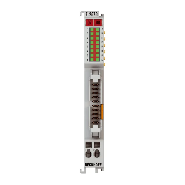 Beckhoff EL2878-0005 EtherCAT Terminal, 8-channel digital output, 24 V DC, 05 A, flat-ribbon cable, with diagnostics
