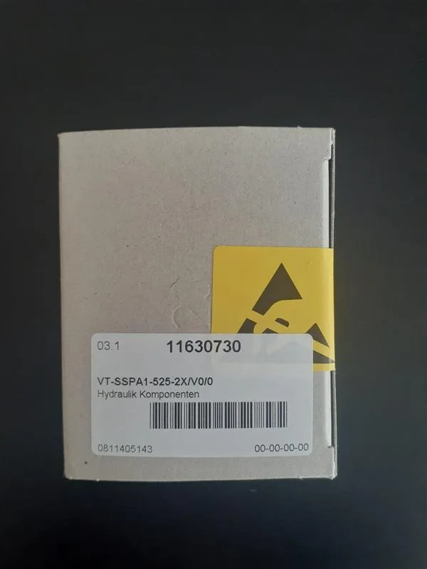 Bosch Rexroth VT-SSPA1-525-2X/V0/0 Montaj Fişi