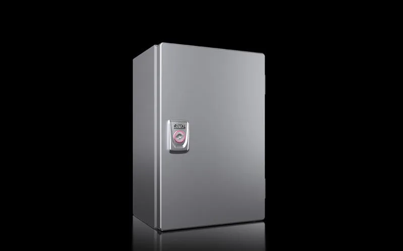 Rittal KX 1587.000 KX E-Box, GYD: 200x300x155 mm, paslanmaz çelik 14301, montaj plakalı, tek kapılı, mandallı kilitli