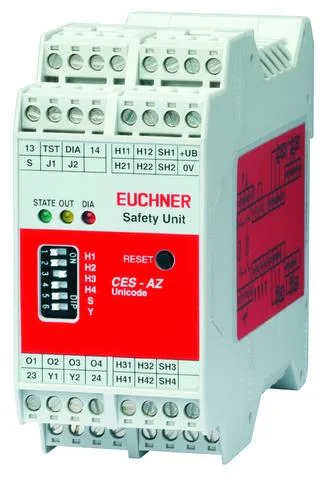Euchner CES-AZ-UES-04B Evaluation unit  (for 4 read heads)