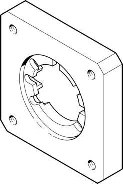 Festo EAMF-A-30A-55A Motor flange
