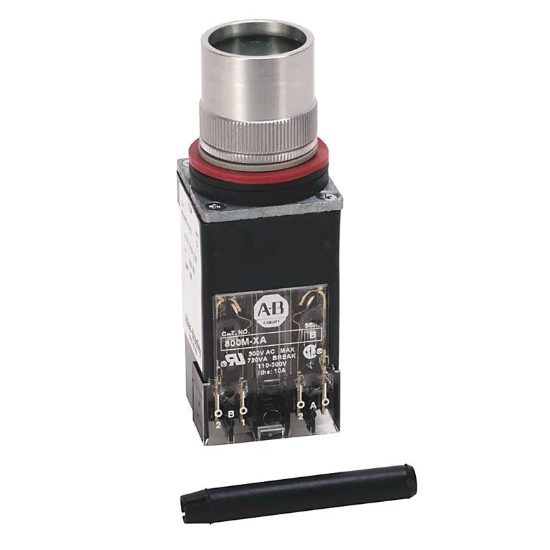 Allen Bradley 800MR-QAL24CD1K Clear Lens 225 mm Round PB