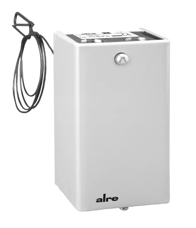 Alre JTU-20 Duct thermostat, 20…100…°C, external resetting, capillary length 1250mm