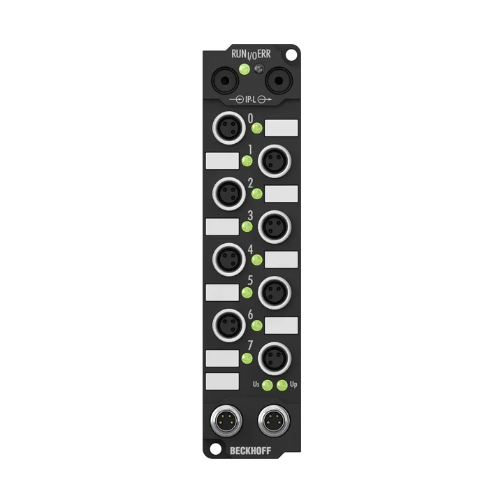 Beckhoff IE2041 Extension Box, 8-channel digital output, 24 V DC, 2 A (∑ 12 A), M8