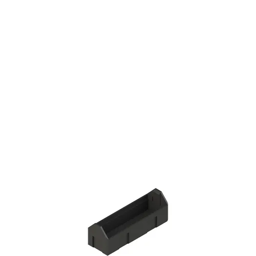 Pizzato VF C03 Protection terminal cover for screw terminals snap-in assembled