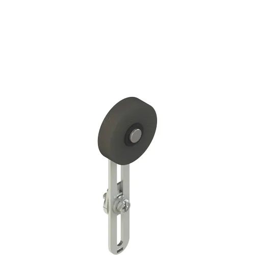 Pizzato VF L35-R5 Adjustable lever with rubber roller, 40 mm diameter