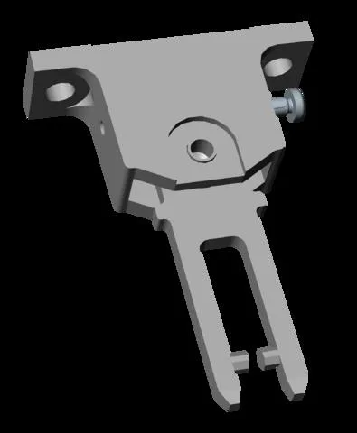 Euchner RADIUSBETAETIGER-P-LRN Hinged actuator, left/right, for safety switch NP/GP/TP, increased overtravel