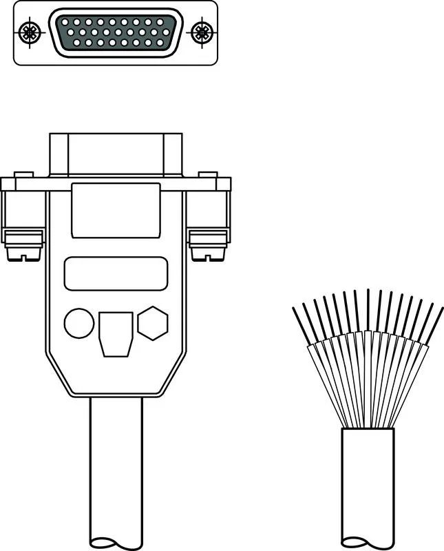 Leuze BK7 KB-140-5000-20 Bağlantı kablosu