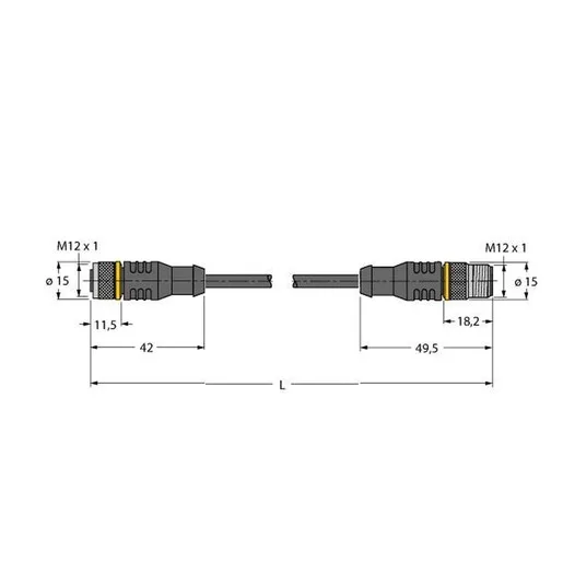 Turck RKC4.4T-2-RSC4.4T/TXL