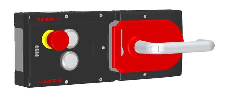 Euchner MGB-L1H-ARA-R-114785 Locking set MGB-L1H-ARA (guard locking by spring force) with 2 pushbuttons, emergency stop