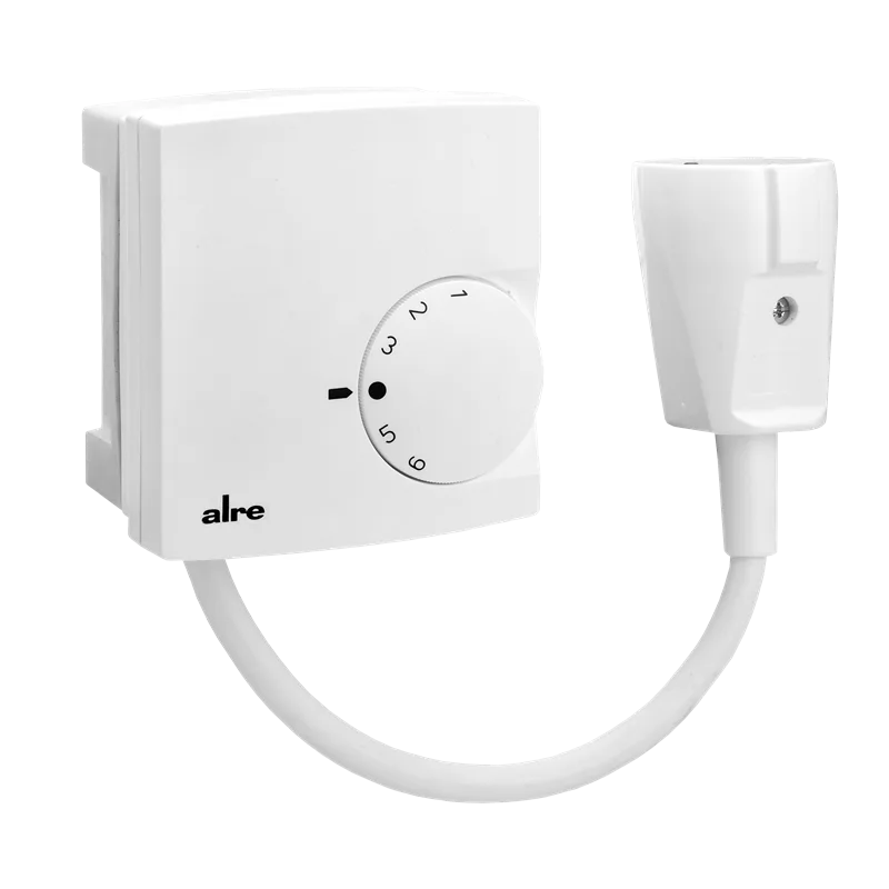 Alre RTBSB-001.411 Room thermostat, ready for connection, 5…30…°C, 230V AC, 13(4)A, 15m cable