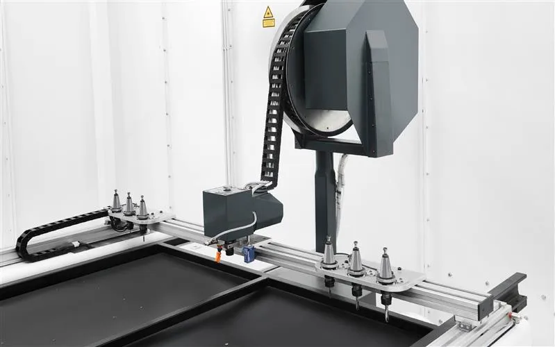 Rittal AS 4050.318 AS Tapping unit LC 3015/3030, Tapping option for Perforex Lasercenter LC, - Including equipped Tool holders M3 - M10, - Tool magazine with 6 slots, - SK30 Tool holder