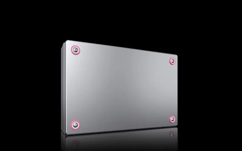 Rittal KX 1563.000 KX terminal kutusu, GYD: 300x200x80 mm, paslanmaz çelik 14301, montaj plakasız, kapaklı, hızlı kilit ile