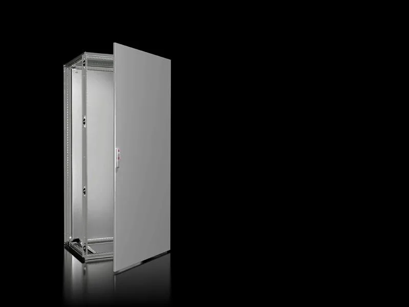Rittal VX 8886.000 VX Modüler pano sistemi, GYD: 800x1800x600 mm, çelik sac, montaj plakalı, ön tarafta tek kapılı