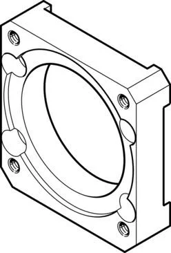 Festo EAMF-A-118C-100A Motor flange