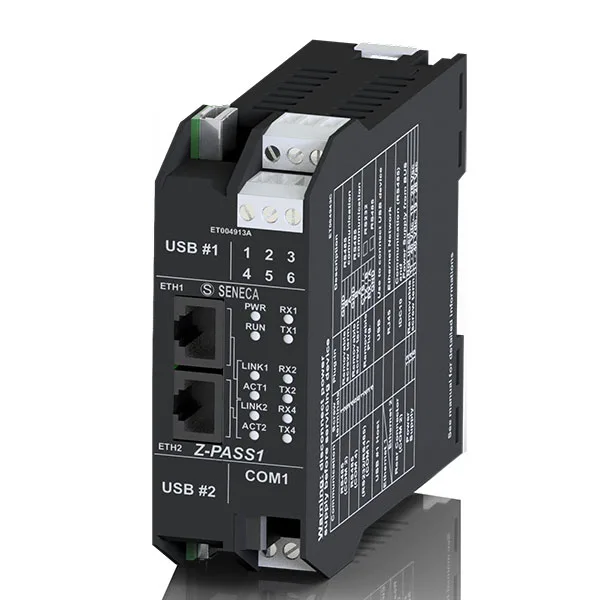 Seneca Z-PASS1-0 Industrial router - Serial Device Server with VPN support (product rev up to 12/2016)