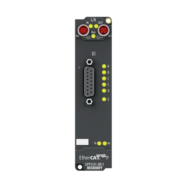 Beckhoff EPP5101-0011 EtherCAT P Box, 1-channel encoder interface, incremental, 5 V DC (DIFF RS422, TTL), 1 MHz, D-sub