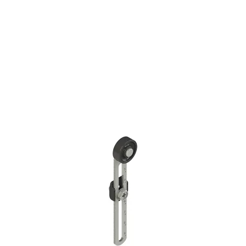 Pizzato VN A00KP-V38 Adjustable length straight metal revolving lever with technopolymer roller Ø 20 mm, with external metallic parts in stainless steel