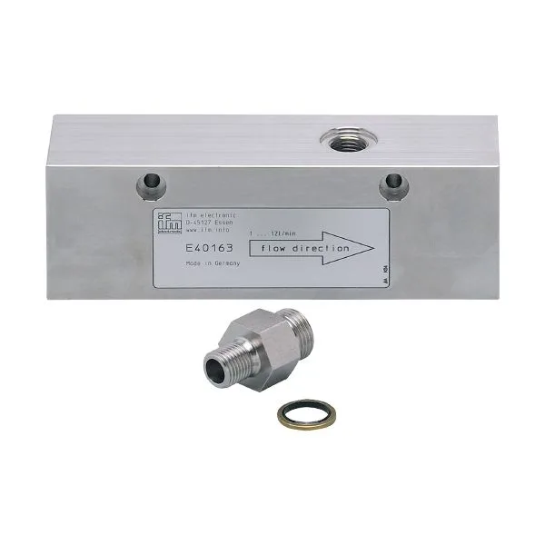 IFM ADAPTBLOCK D22 G3/4 Küçük hacimsel akış miktarları için proses adaptörü