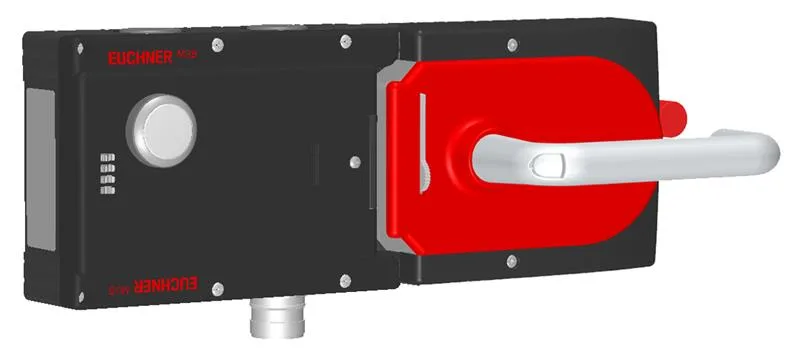 Euchner MGB-L1HE-ARC-R-121037 Locking set MGB-L1HE-ARC (guard locking by spring force) with 1 pushbutton, RC18, multicode