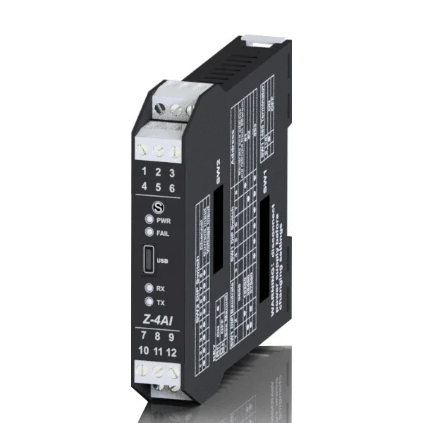 Seneca Z-4AI 4-CH analog input module / RS485