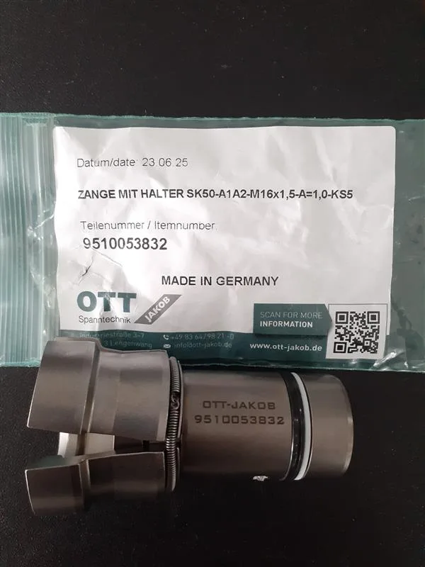 OTT-JAKOB SK50-A1A2-M16-x1,5-A=1,0-KS5 Zange Mit Halter