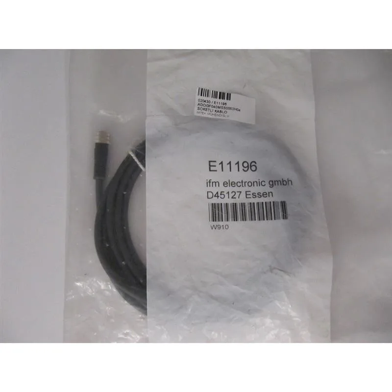 Ifm Electronic Ifm E11196 ADOGF040MSS0002H04 Connecting Cable With Socket