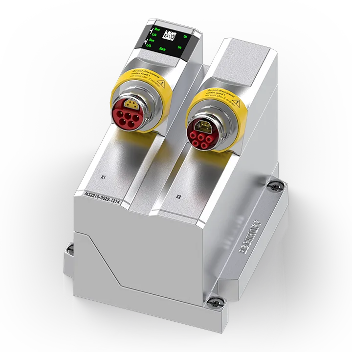 Beckhoff MS2210-0022-1214 System module, EtherCAT power infeed + forwarding, EtherCAT, 24 V DC, 48 V DC, 10 A, B17
