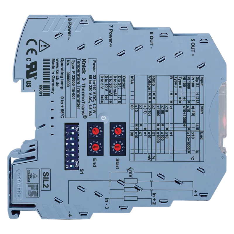 KNICK ThermoTrans P 32100 Sıcaklık Sinyal çevirici
