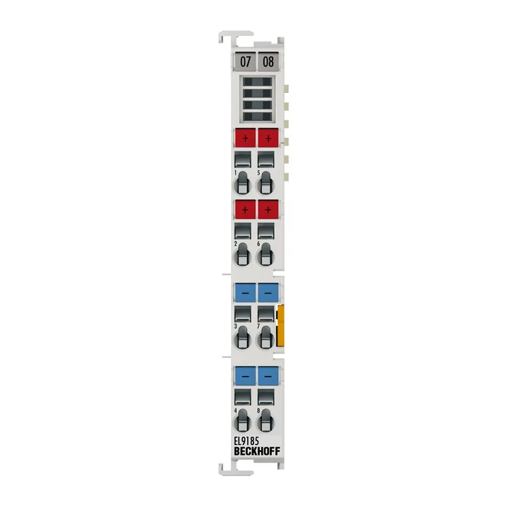 Beckhoff EL9185 Potential distribution terminal, 4 x 24 V DC, 4 x 0 V DC