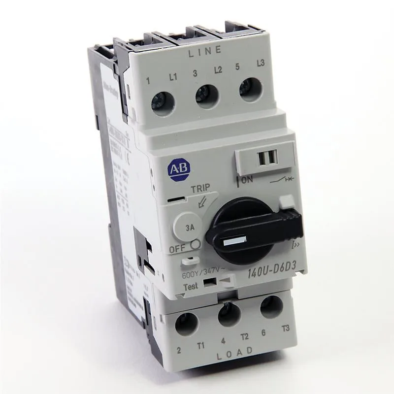 Allen Bradley 140U-D6D3-B30 Circuit Breaker 3-Pole 3 A UL 489