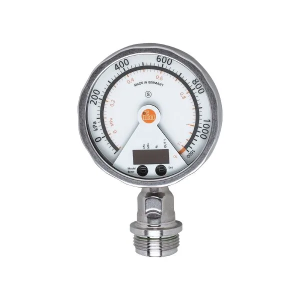 IFM PG-010KREA01-MFRKG/US/      /P Analog göstergeli düz diyaframlı basınç sensörü