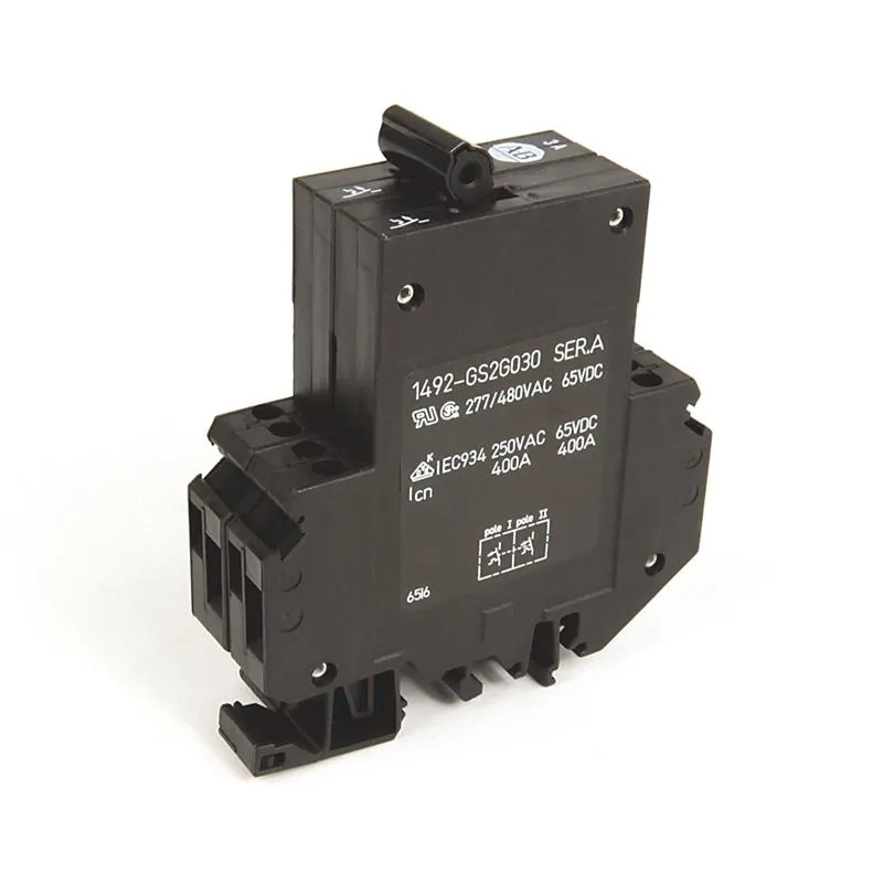 Allen Bradley 1492-GS2G030 1492-GS High Density Mini Circuit Breakers (Toggle Style)