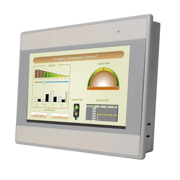 Seneca VISUAL6 7" HMI panel touchscreen with 2 ETH ports